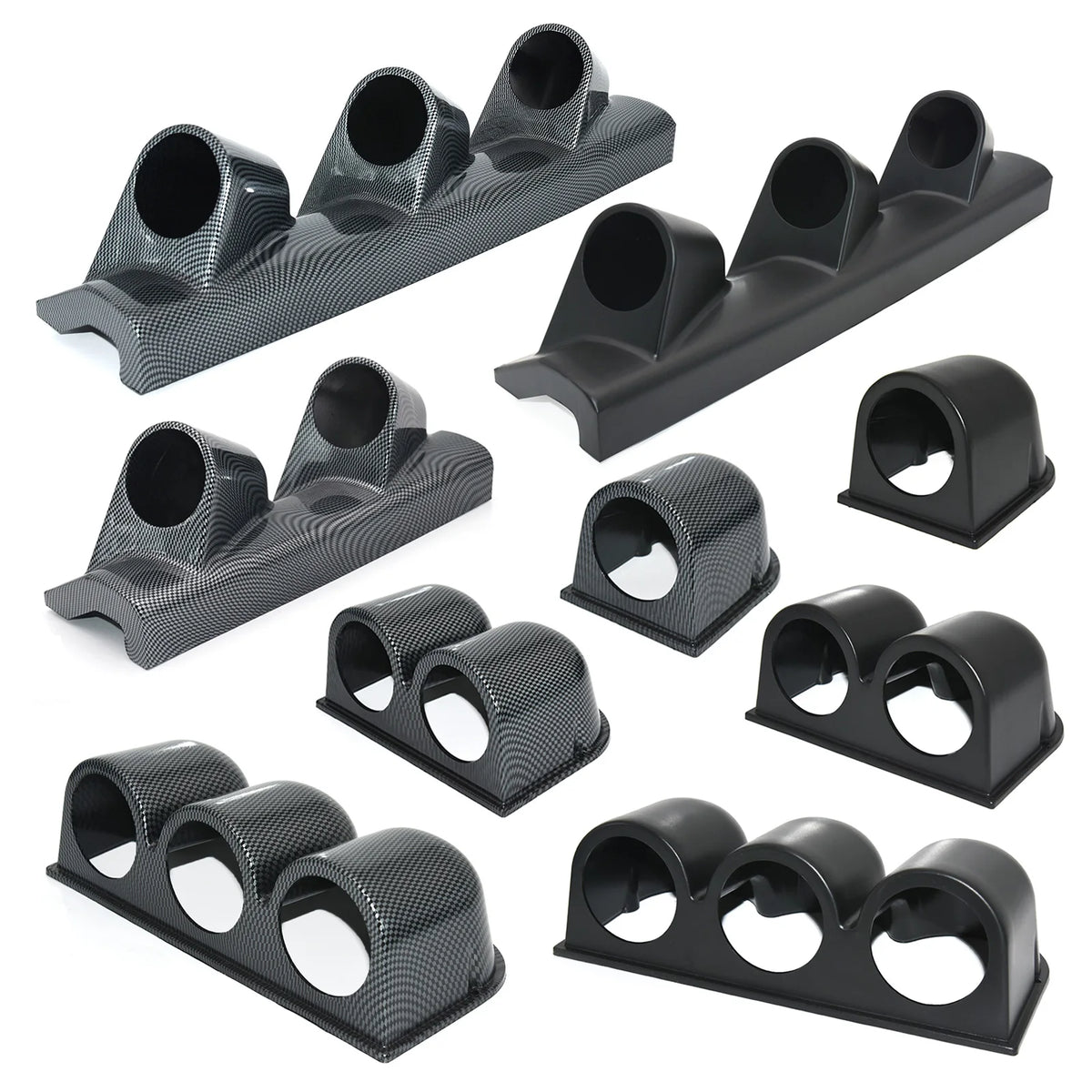 Car Gauge Pod Black Single — Swuffy