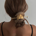 Geometric Gold Silver Metal Hair — Swuffy