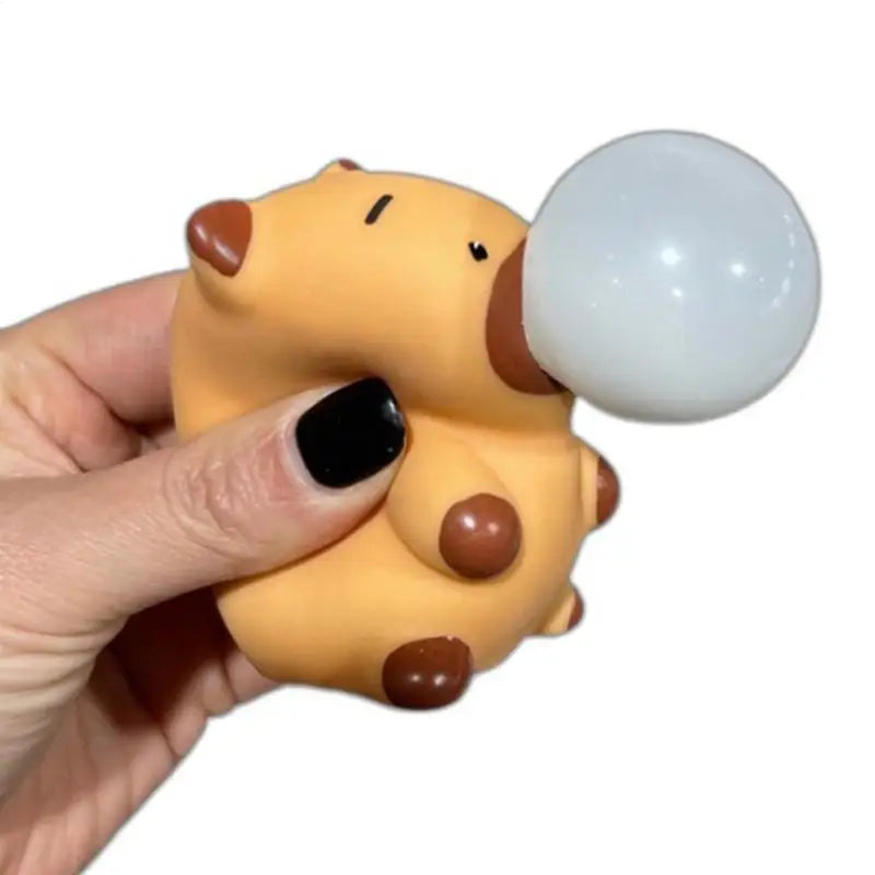 Pvc Capybara Pinch Toy Blowing — Swuffy