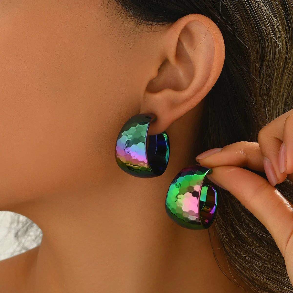 Pendientes Vintage Big Shape Earrings — Swuffy