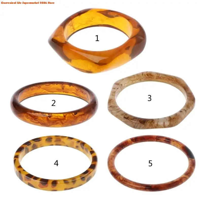 Niche Tortoiseshell Acrylic Bracelet Resin — Swuffy