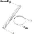 Coiled USB-C Keyboard Cable — Swuffy