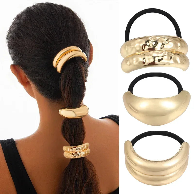 Hair Ties Irregular Geometric Charms — Swuffy
