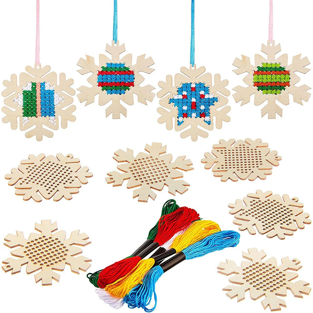 Cross Stitch Hanging Pendant Gingerbread — Swuffy