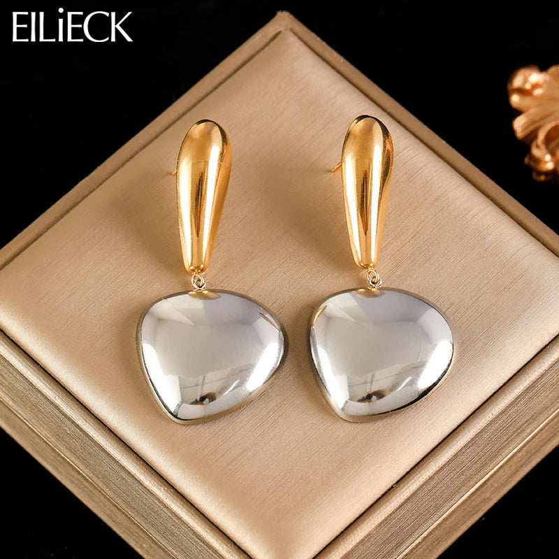 Eilieck Stainless Steel Metal Earrings — Swuffy
