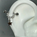Personality Design Zircon Star Piercing — Swuffy