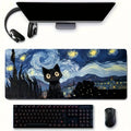 Starry Night Mouse Pad Black — Swuffy