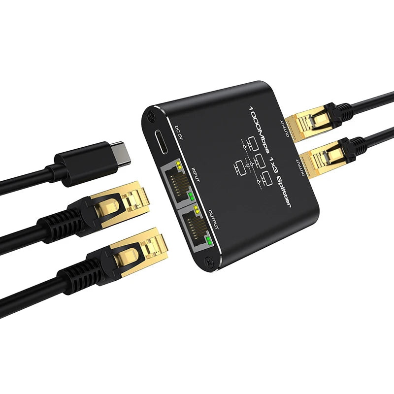 Network Cable Switch Hub Converter — Swuffy
