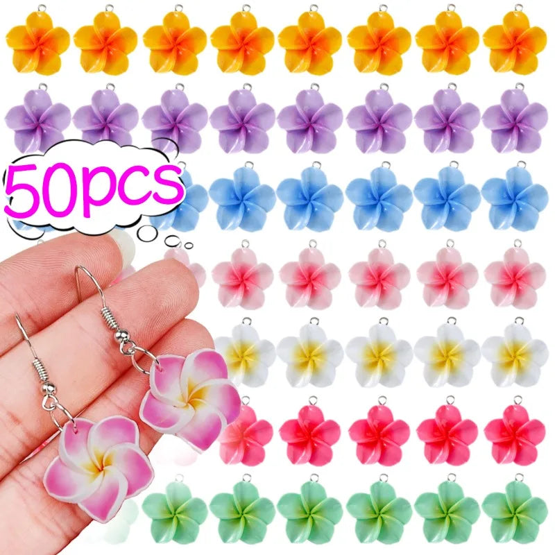 Egg Flowers Resin Pendant Artificial — Swuffy
