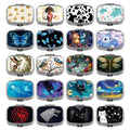 Cats Pill Box Divided Metal — Swuffy