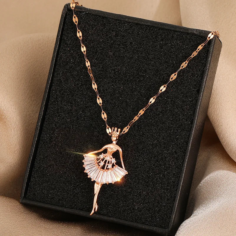 Sweet Elegant Ballerina Girl Crystal — Swuffy
