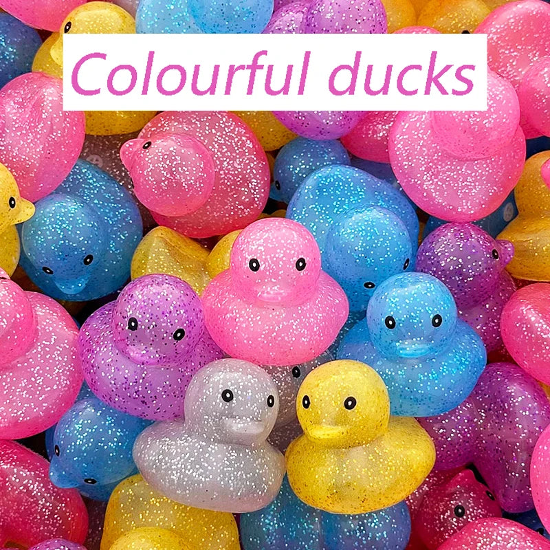 Colourful Rubber Ducks Toys Squeaky — Swuffy