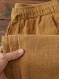 Casual Cotton Linen Chino Pants — Swuffy