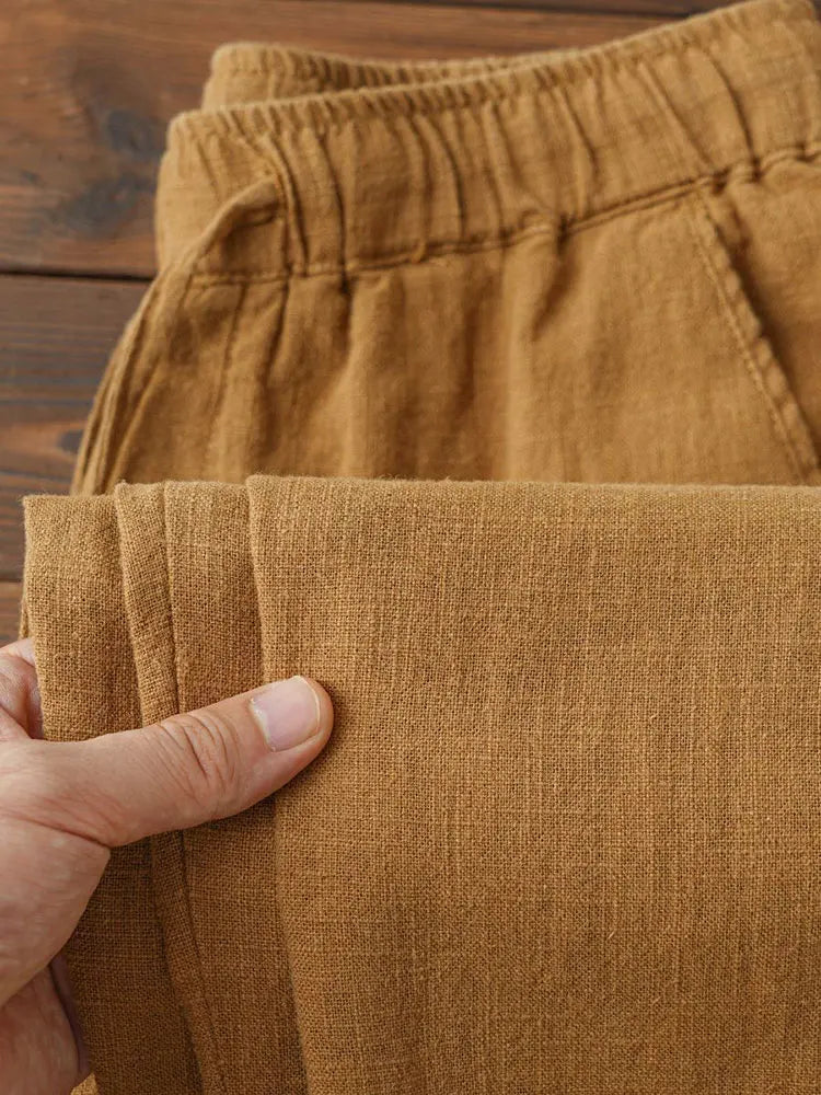 Casual Cotton Linen Chino Pants — Swuffy