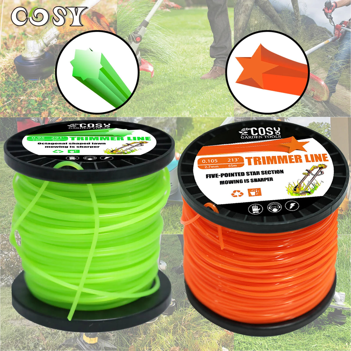 Cosy Nylon Octagonal Shape Mowing — Swuffy