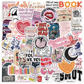 Bookish Stickers Smutty Book Reading — Swuffy