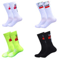 Uae Cycling Socks Lightweight Large — Swuffy