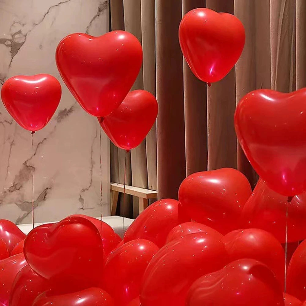 Inch Heart Shaped Latex Balloon — Swuffy