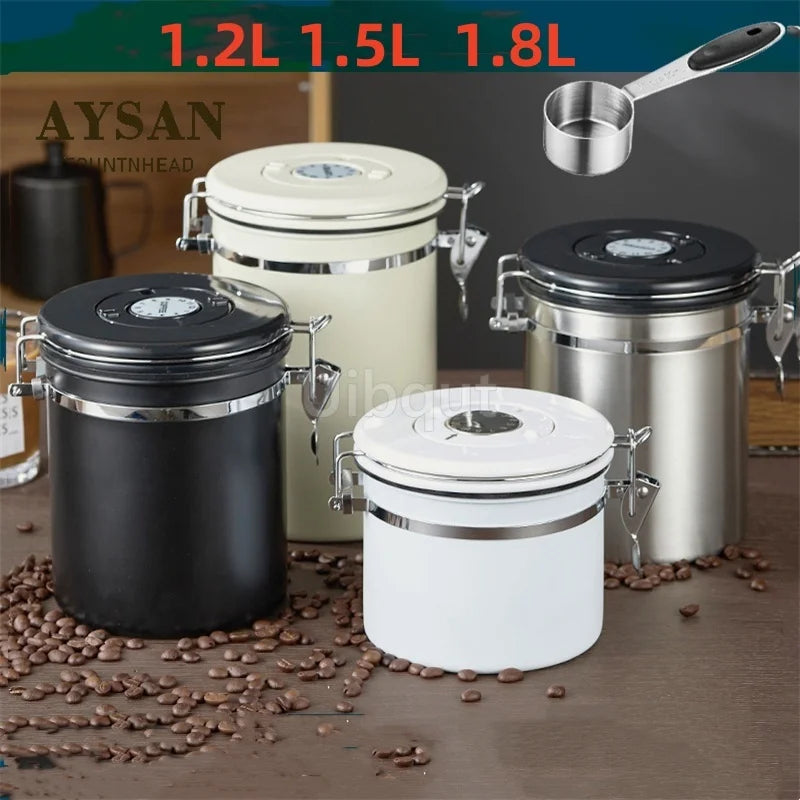 Stainless Steel Coffee Canister — Swuffy