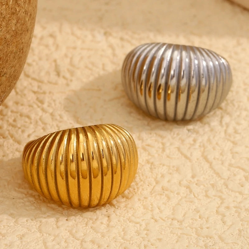 Unique Fat Bread Design Ring — Swuffy
