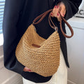 Straw Knitted Purses Handbags Shoulder — Swuffy