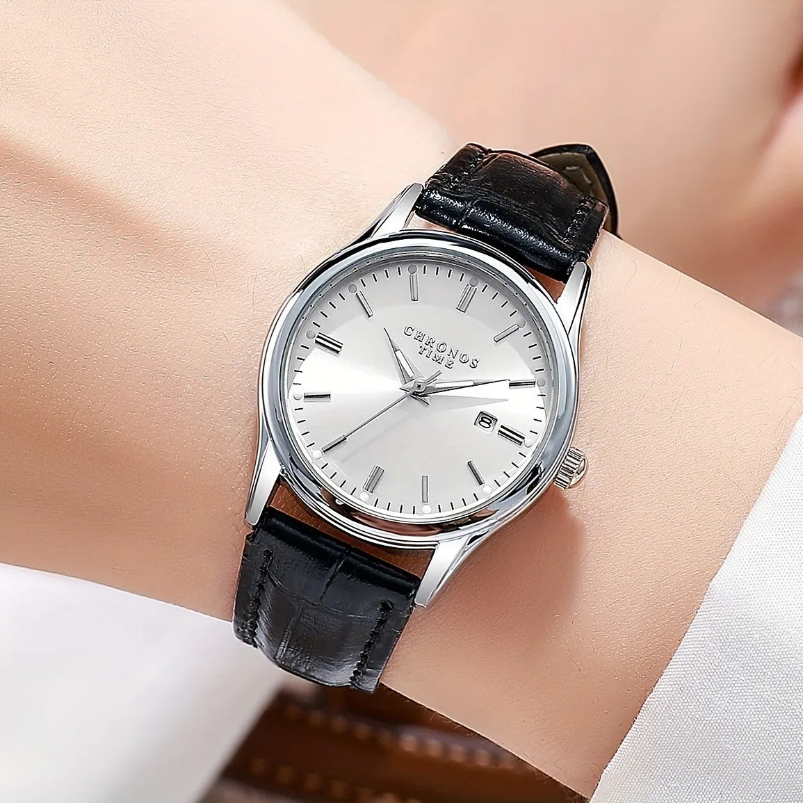 Chronos Elegant Watch Leather Strap — Swuffy