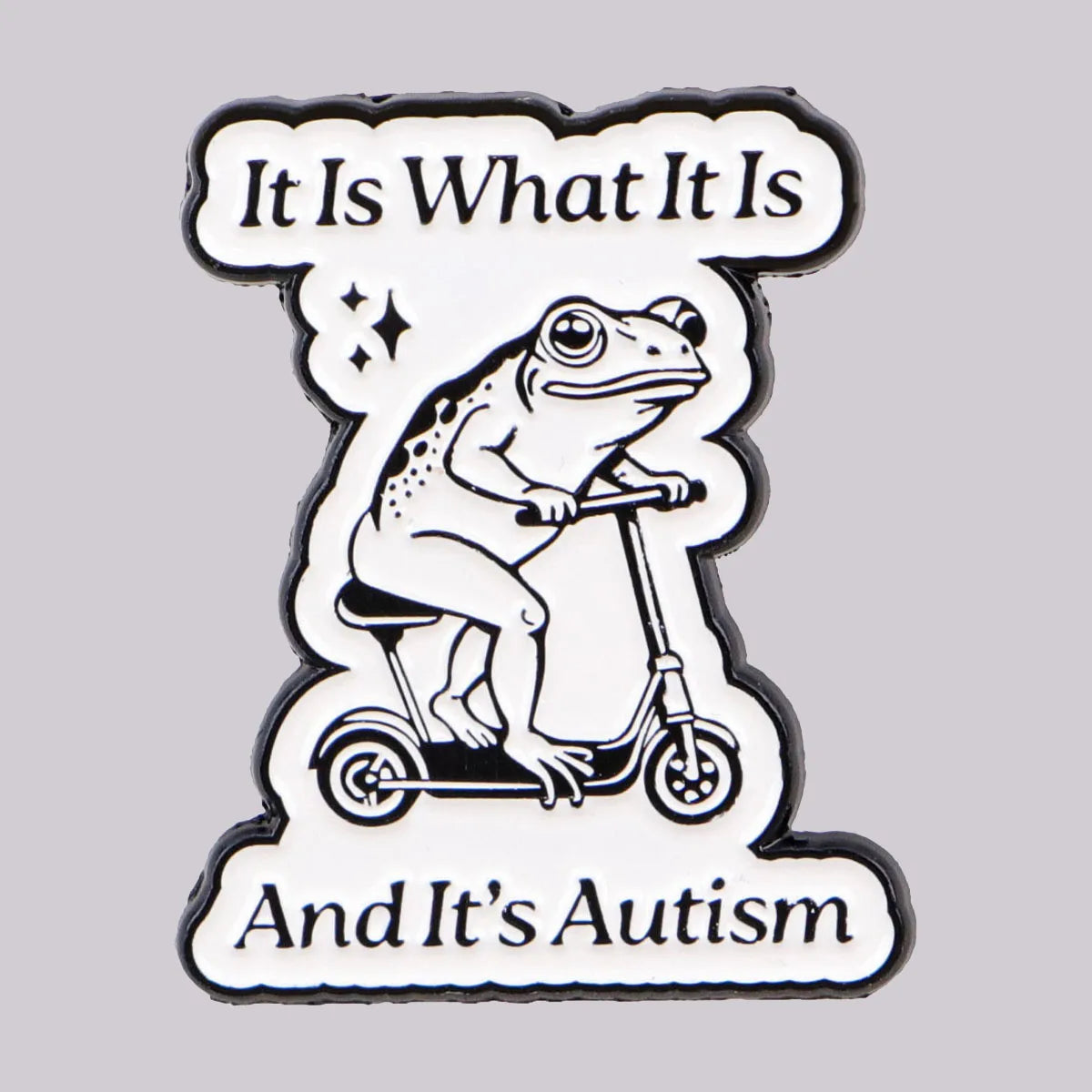 Funny Frog Enamel Pin Animal — Swuffy