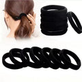 Elastic Hair Rubber Bands Black — Swuffy