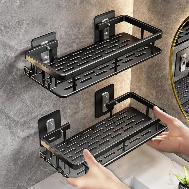 Nuvora Bathroom Shelf No Drill Wall Mounted Shampoo — Nuvora