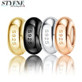 Sterling Silver Four Round Simple — Swuffy