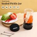 Glass Olive Pickle Strainer Jar — Swuffy