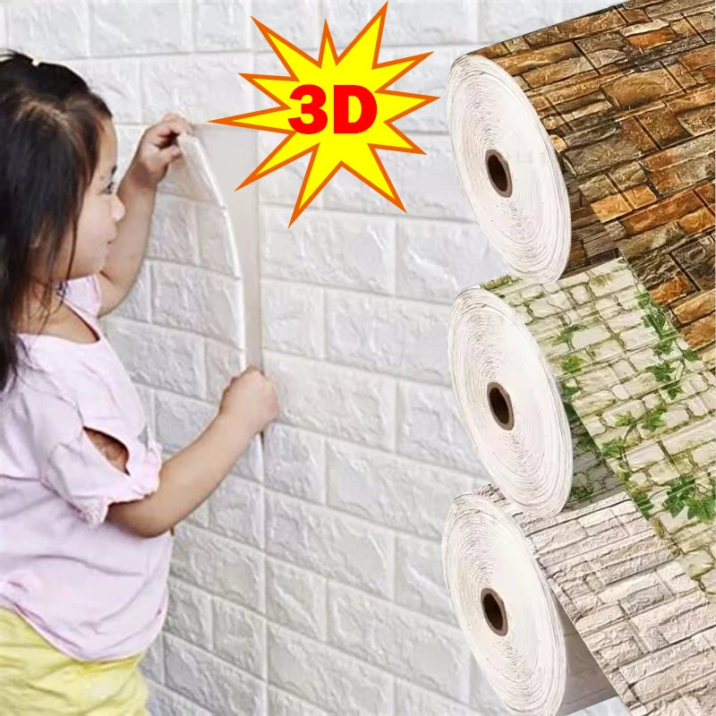 Cmx Brick Pattern Pvc Wallpaper — Swuffy
