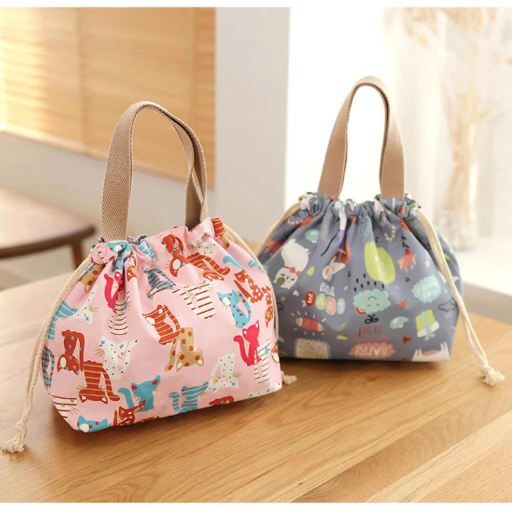 Nylon Drawstring Strap Bag Cartoon — Swuffy