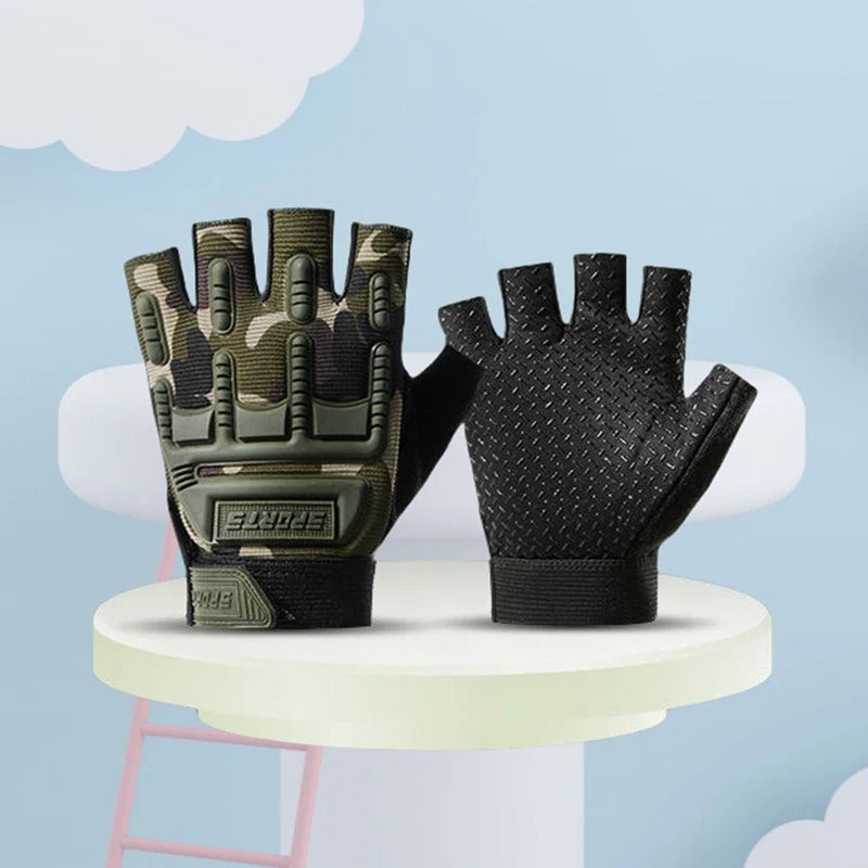 Cycling Kids Tactical Gloves Half — Swuffy