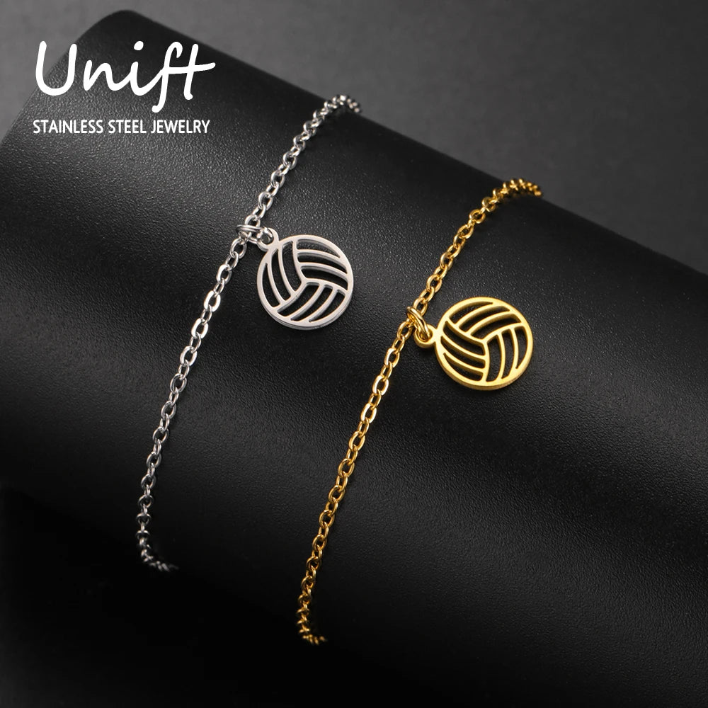Unift Volleyball Layered Bracelets Stainless — Swuffy