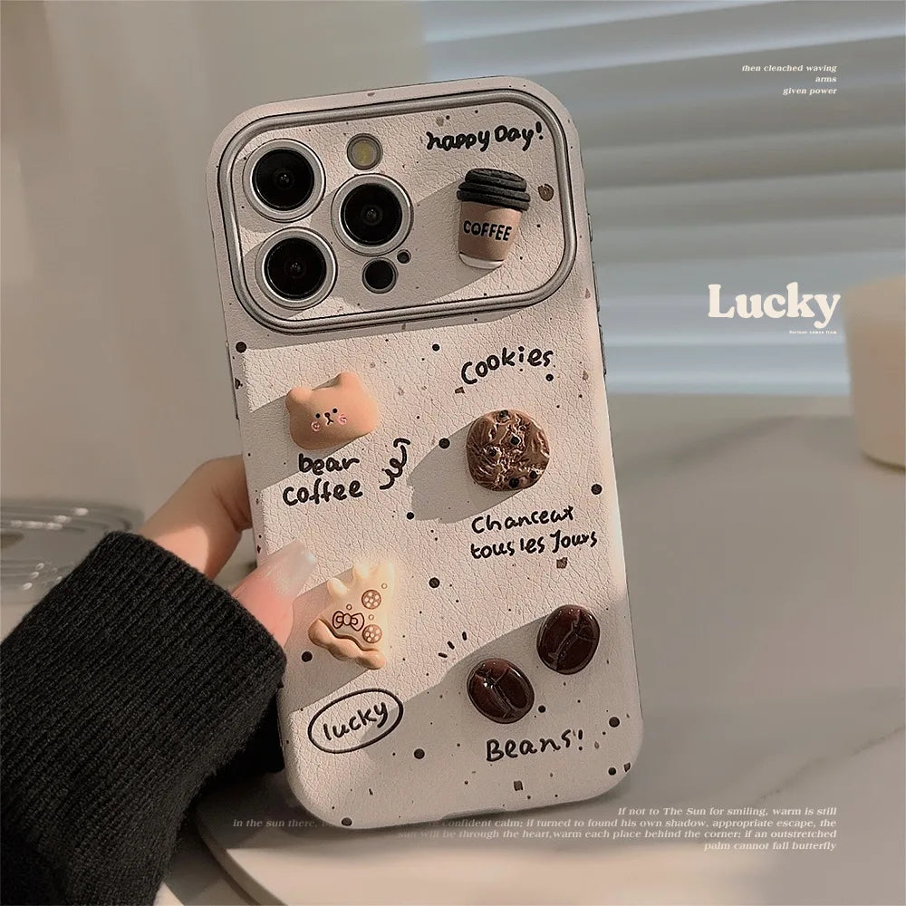 Bear Coffee Phone Case Iphone — Swuffy
