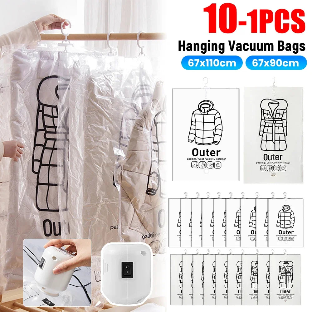 Hanging Vacuum Bag Clothes Organizer — Swuffy