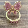 Diamond Butterfly Finger Ring Mobile — Swuffy