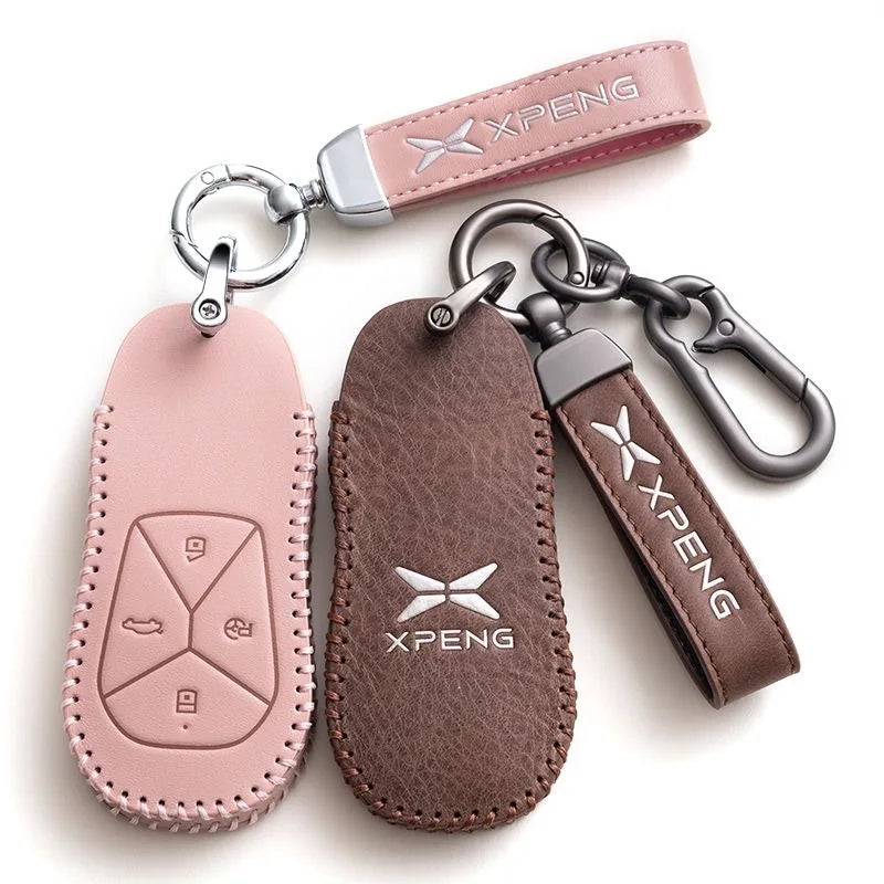 Leather Car Key Cover Case — Swuffy