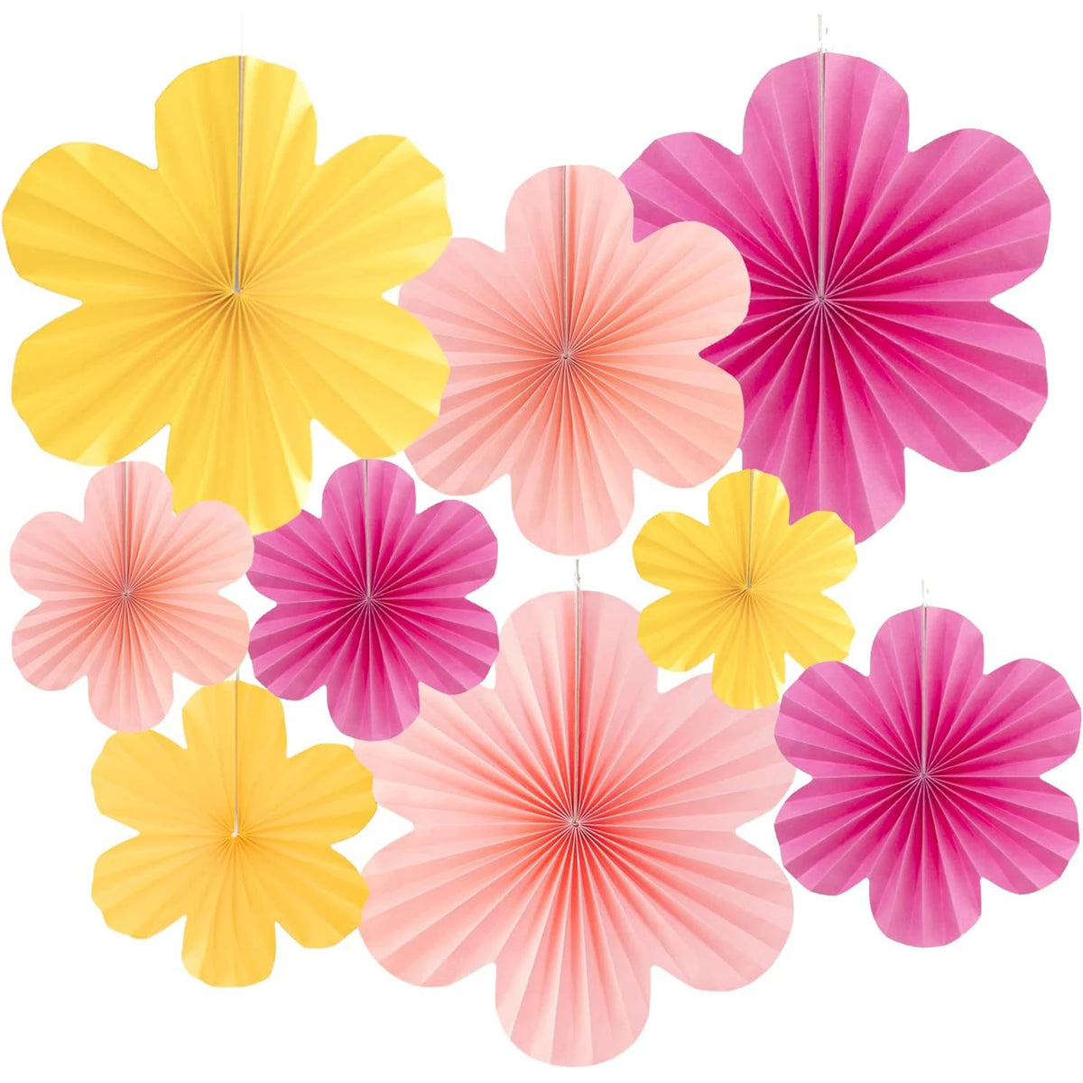 Easter Themed Hanging Paper Flowers — Swuffy