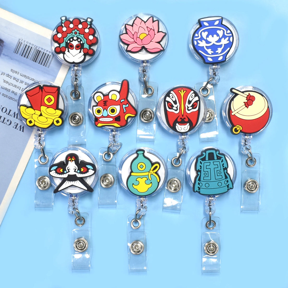 Chinese Badge Holder Beijing Opera — Swuffy