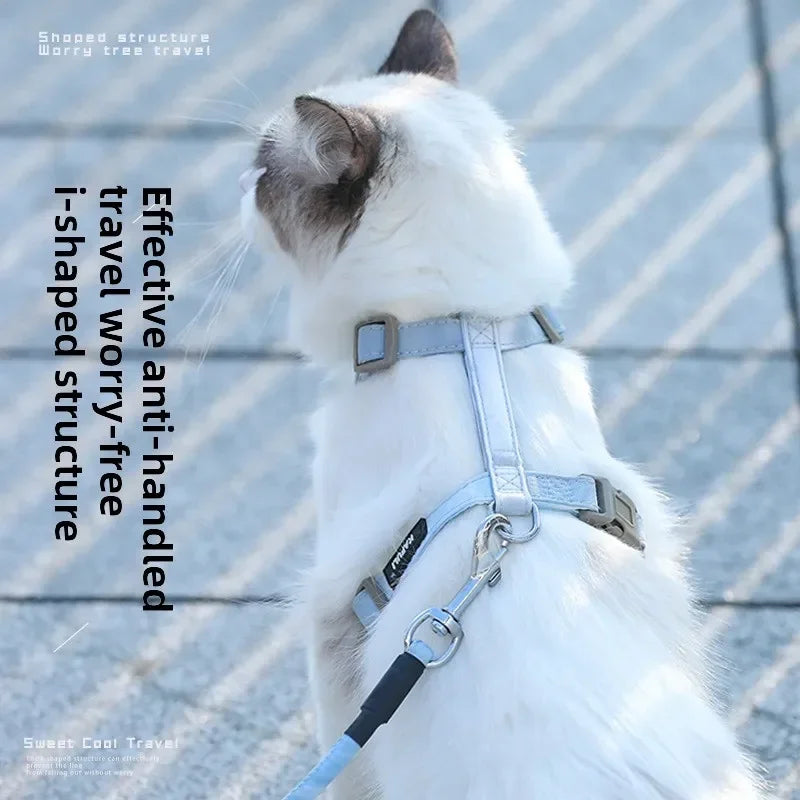 Cat Harness Leash Adjustable Escape — Swuffy