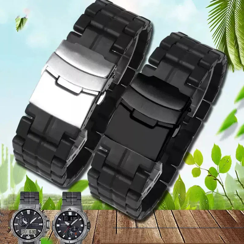 Carbon Fiber Watch Band Casio — Swuffy