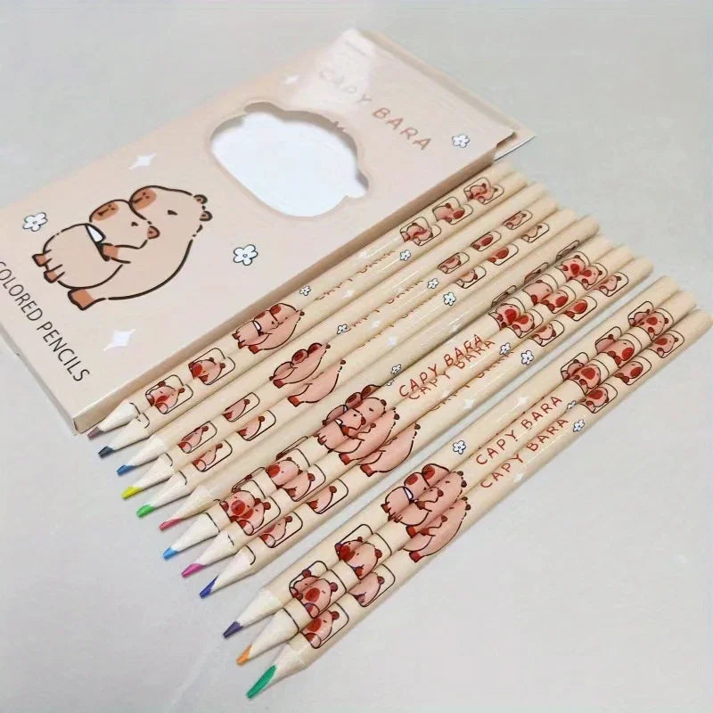 Capybara Wooden Colored Pencils Ketch — Swuffy