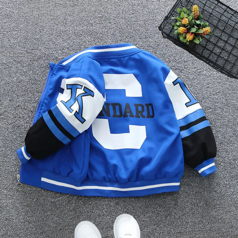 Spring Autumn Letter Boys Jacket — Swuffy