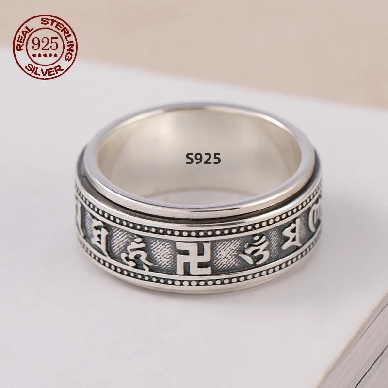 Sterling Silver Ring Jewelry Retro — Swuffy
