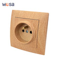 Wood Wall Socket Paint Plastic — Swuffy