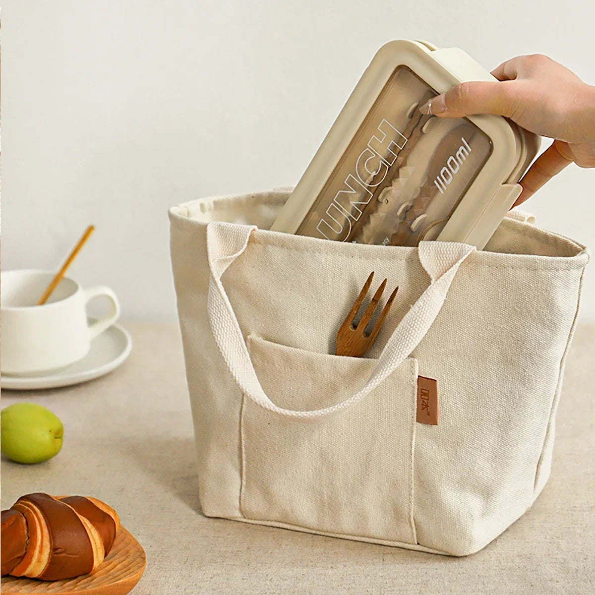 Versatile Canvas Insulated Lunch Bag — Swuffy