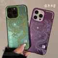 Chinese Green Purple Dragons Phone — Swuffy