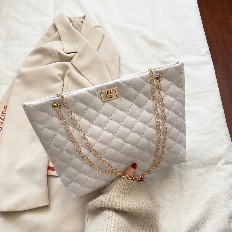 Tote Bags PU Leather Diamond — Swuffy